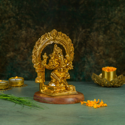 Bronze Pillayar with Arch 6"