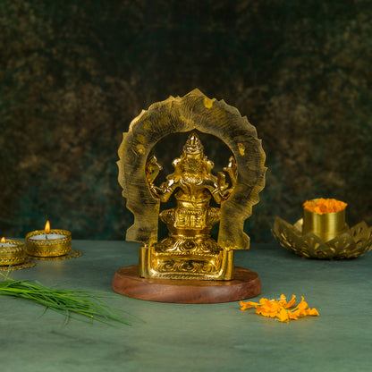 Bronze Pillayar with Arch 6"