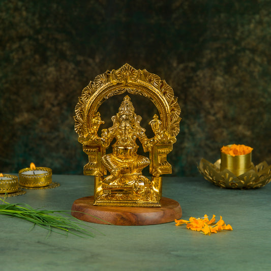 Bronze Pillayar with Arch 6"