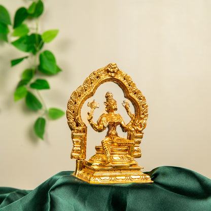 Bronze Varahi with Prabhavali  5"