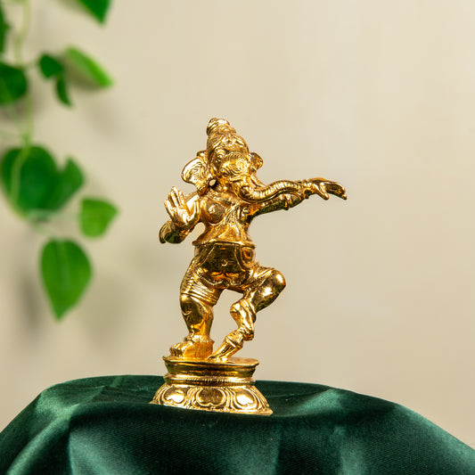 Bronze Dancing Ganesh - 3.5"