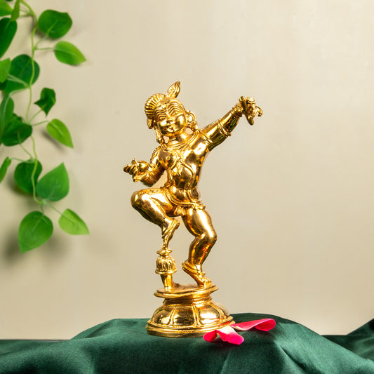 Bronze Navaneetha Krishna - 6"