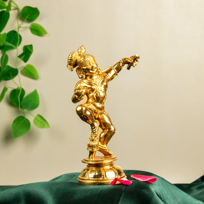 Bronze Navaneetha Krishna - 6"