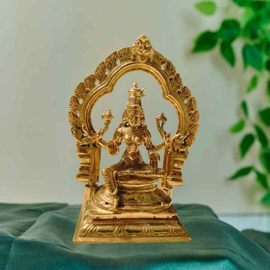 Bronze Bhuvaneshwari with Prabhavali