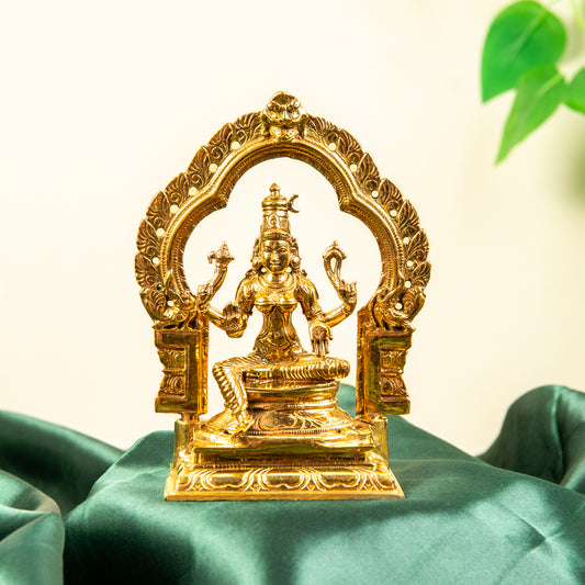 Bronze Bhuvaneshwari with Prabhavali