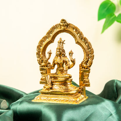 Bronze Bhuvaneshwari with Prabhavali