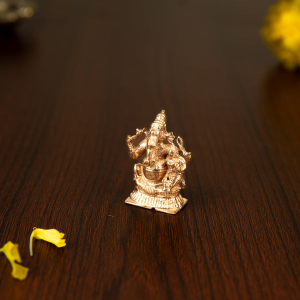 Bronze Mini Lakshmi Vinayagar
