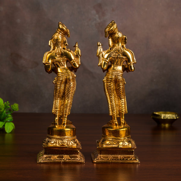 Bronze Paavai Vilaku Jodi ( Pair) 6