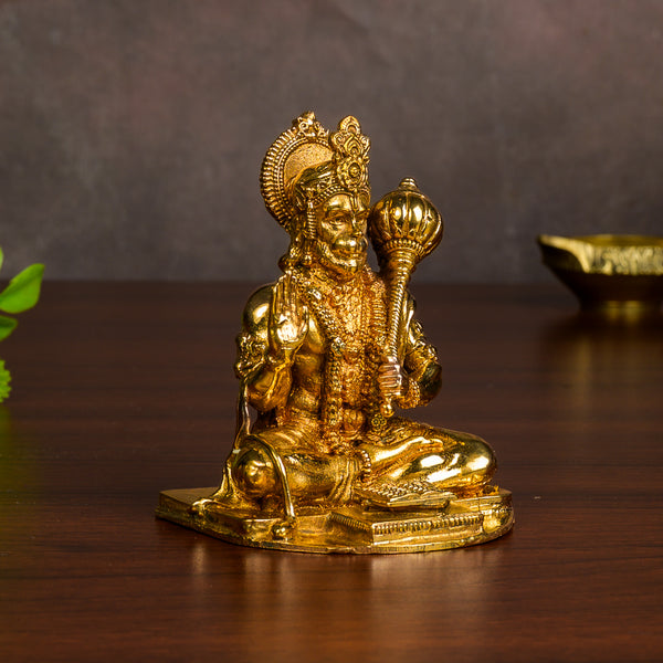 Bronze Sitting Hanuman 4
