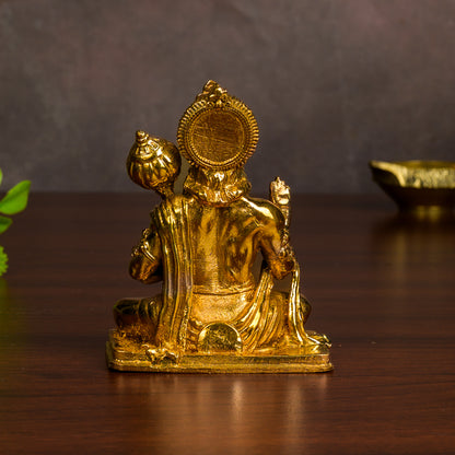 Bronze Sitting Hanuman 4"