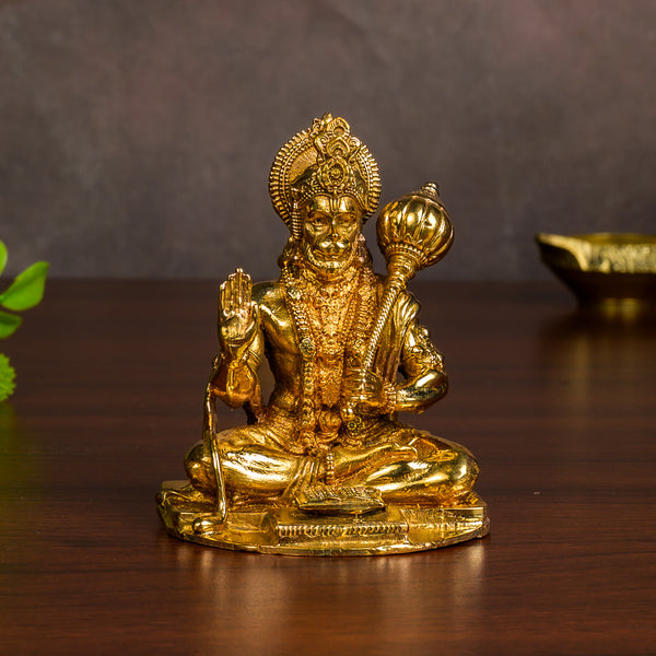 Bronze Sitting Hanuman 4