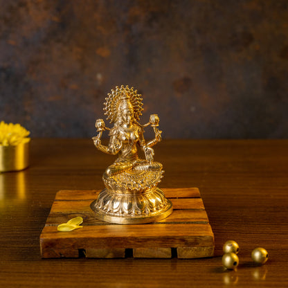Bronze Lakshmi Devi 3"