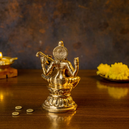Bronze Saraswathi Devi