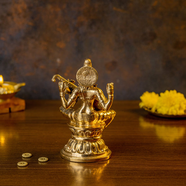Bronze Saraswathi Devi