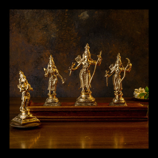 Bronze Ramar Set 6" (Ram Darbar)