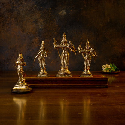 Bronze Ramar Set 6" (Ram Darbar)