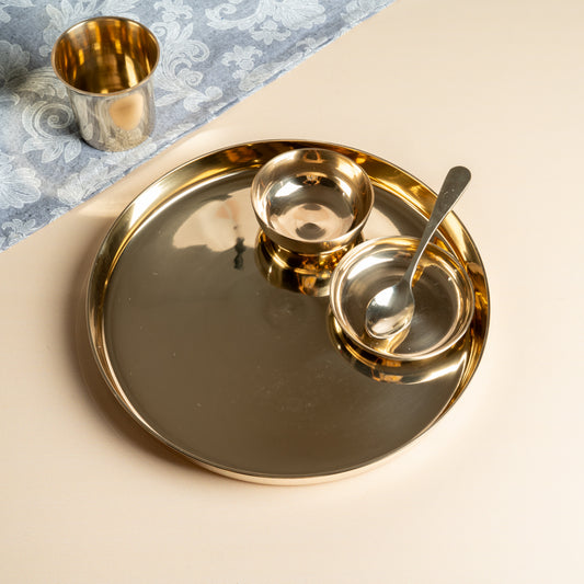 Kansa Thali Set - 5 Pcs