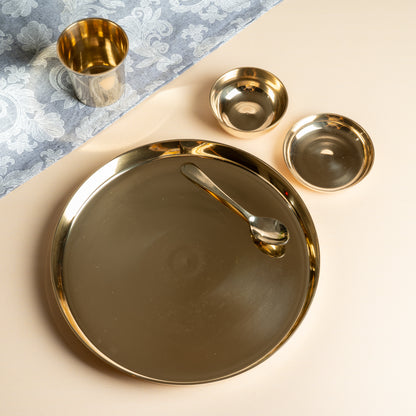 Kansa Thali Set - 5 Pcs