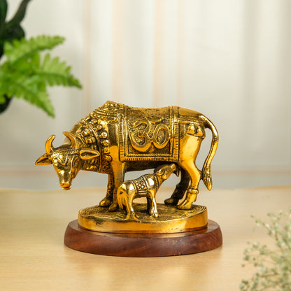Kamadhenu - Om and Swathik