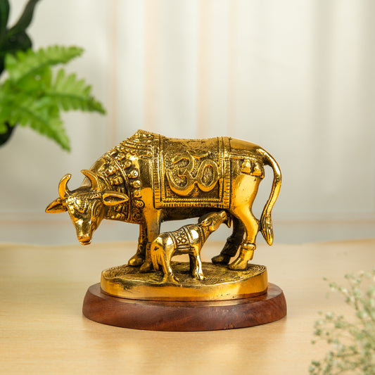 Kamadhenu - Om and Swathik